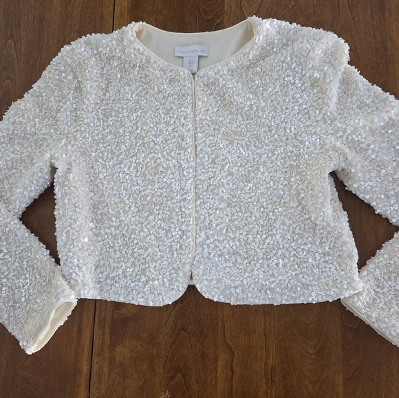 House of Harlow 1960 Sweaters - House of Harlow 1960 Cream Sequined Cardigan Size S NWOT